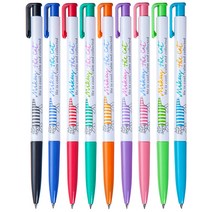 ( xeno) 제노 캐릭터 유성볼펜 0.5mm 12개입1타 (옵션) 노크식볼펜, 주황