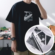 더메이데이 시바 도요타 20수 오버핏 반팔티셔츠