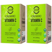 프리미엄 USA 오가닉 유기농 인증 비타민씨 대나무잎 구아검 해바라기 레시틴 부원료 사용 항산화 영양제 10대 20대 30대 40대 50대 60대 남녀노소 온가족 하루 건강 식품