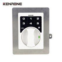 스마트금고 개인금고 미니 가정용 대형 금고KENRONE 도매 스마트 전자 안전 열쇠가없는 비밀 번호 스토리지, [01] Password