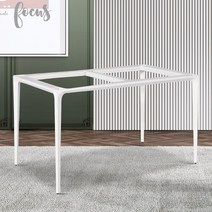 바테이블 철재다리 우드슬랩다리 벤치 대리석 식탁다리 셀프 심플, 공식 표준, 1600x 800 탁상용 흰색