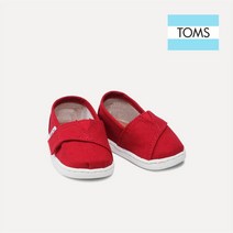 [탐스] [공식] 키즈 알파가타 벨크로 슬립온 Red