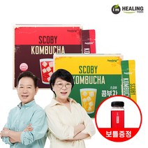 아임힐링 스코비 콤부차 오미자60포 + 레몬60포 + 보틀증정, 단품