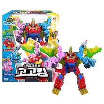 [주영] 고고다이노 4단합체로봇 고고킹/ 얼음공룡/ 고고버스터, 고고다이노 4단합체로봇 고고킹, 고고킹