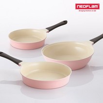 네오플램 에콜론 후라이팬 애니 3종 세트, 핑크, 상세설명 참조