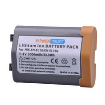 1Pcs 3000mAh EN-EL18 배터리 + 니콘 EL18 ENEL18 D4 D4S D5 EN-EL18A D800 D800E 용 스마트 빠른 LCD 듀얼 충전기, 1Battery1