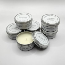 소이캔들 캠핑용캔들 틴케이스캔들 미니향초 100ml, 블랙체리