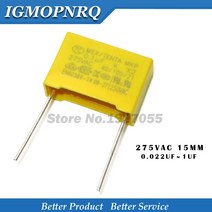캐패시터 10pcs x2 안전 15mm 275vac 275v 0.022uf 0.047uf 0.1uf 0.15uf 0.22uf 0.33uf 0.47uf 0.68uf 1uf 필름, 8.2pf