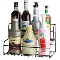 카페 시럽&소스 모닌 다빈치 1883 스무디 포모나 다용도 하프 와이어 양념통 디스펜서 거치대