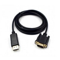 티테크 Displayport to VGA(RGB) 변환 케이블 1.8M/T-DP11VGA18/Full-HD 1080P 지원/디스플레이포트(DP) 입력/VGA 출력/금도금 커넥터, 상세페이지 참조