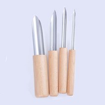 도자기 세라믹 예술 공예 다용도 점토 조각 도구 초보자 전문가 휴대용 케이스 세트 키트, 4개 세트 B