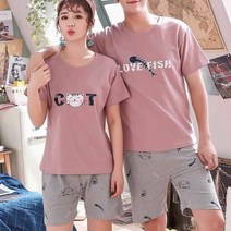 남자 여자 커플 신혼 여행 준비 커플룩 코디 홈웨어