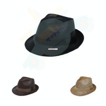 J.ROM 명품페도라 명품중절모 남자패션모자 숏챙모자 남자가죽모자 남자모자 페도라모자