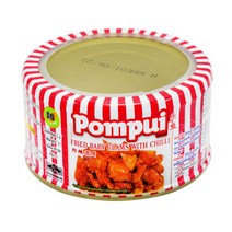 스마일링 뽐뿌 바지락통조림 pompui fried clam in chilli 70g (유통기한 2023.03.16), 1개