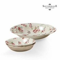 [KT알파쇼핑](사은품)실버데일 핑크로즈 실속찬기 4P, 기본상품