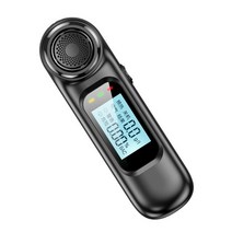 음주측정기 휴대용 알코올 테스터 led 스크린 디스플레이 비접촉 단속, 검은색