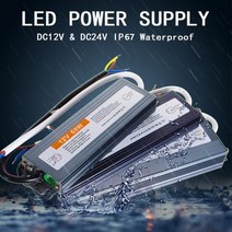 AC DC 변압기 12V 24 V 전원 공급 장치 12 IP67 IP68 야외 방수 AC-DC 220V 12V10W-400W, 01 DC 12V_16 400W