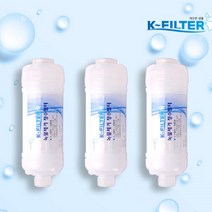 k-filter 녹물제거필터 알뜰형 k-3 녹물필터 3개입 세트, 3개