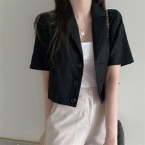 크롭자켓세트 린정장세트 여자린넨셋업 qoerlin pure 세미정장