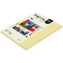 종이문화 프린트프로 칼라복사지 A4 80g No.05 옐로우 125매