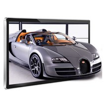 전자메뉴판 49 인치 실내 벽 산 Wifi 광고 Signage 선수 얇은 LCD 인조 인간 전시 화면 디지털 방식으로 메뉴 널