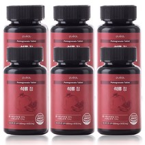 퓨잇 석류 업 600mg, 6병, 90정