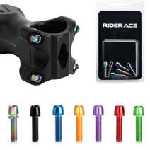 자전거 스테인레스 티탸늄 풀리 스템 색 볼트 나사 6pcs, 블루