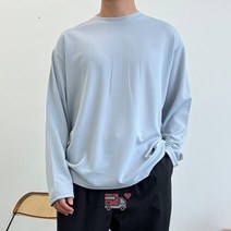 무지_티셔츠_라운드넥_캐주얼_긴팔티_남자_8컬러 EA51
