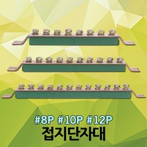접지단자대 접지 단자대 동 부스바 접지바 블럭 단자 3P 4P 5P 6P 8P 10P 12P 분전반 분전함 철함 노출함 배전반 배전함 단자함 분배기 동접지바 접지부스바 접지바, 01. 접지단자대 8P
