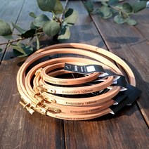 당일출고/ 프랑스자수 프리미엄 원목수틀 6종세트 -내츄럴브라운/ 퀼트 십자수 인테리어액자수틀