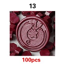 문구 스탬프 100 개/가방 씰링 왁스 인감 스탬프 비즈 레트로 스크랩북 소재 웨딩 생일 파티 DIY 초대장 인, 12 Stamp Sealing Wax