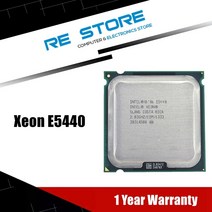 컴퓨터 노트북 CPU 인텔 제온 e5440 2.83ghz 12mb 쿼드 코어, 없음