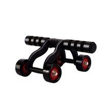 유통박사 이박사 남자여자뱃살빼는운동기구 이지롤링 바퀴형 슬라이드휠 4개 장착 듀얼복근운동기 집에서할수있는운동기구 BLK 4H 집에서할수있는뱃살빼기운동기구