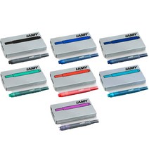 LAMY 라미 만년필용 잉크카트리지 카트리지 T10 5개입, 블랙
