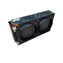 탑차 냉장고 판형 열교환기 동관 콘덴서 공랭식 냉각, 34각 4X10 팬 포함