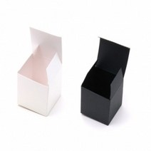 [캔들이케아] 7oz 캔들포장박스 블랙 화이트, 10개