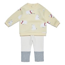 밍크뮤SC (YE) 폴라베어상하복 (32C1361002) 남아 여아 외출복 상하세트 백일 돌잔치