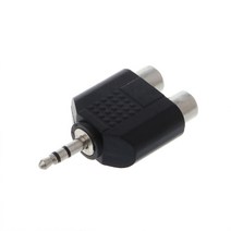 최신 스마트 폰 태블릿 PCS 노트북 용 3.5mm 수컷 ~ 3.5mm 남성 잭 스테레오 어댑터, 검은색