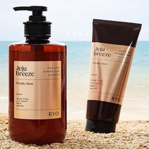 려 자양윤모 탈모증상전문케어 제주산들바람 샴푸 585ml+트리트먼트 200ml