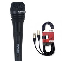 KANALS BKD-401N 유선 다이나믹마이크 MX-3M 케이블
