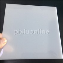조명용아크릴 조명판 플라스틱 보드 빈 투명 15*15*0.23cm J584 9 색 다채로운 Opacitas 아크릴 플레이트 P, 02 WHITE
