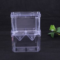 무환수 어항 자반 수조 금붕어 애완용 거북이 2자 3자 4자 자동 청소 30큐브 광폭 아크릴 물고기 탱크 번식 격리 상자 수족관 부화장 인큐베이터 홀더 수족관 액세서리 물고기, 10×7×13cm