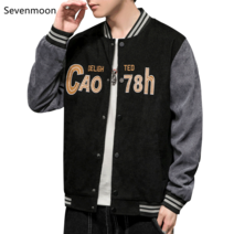 Sevenmoon 여름남자 데일리 경박스럽다 오버핏 간략하다 도안 재킷 코트