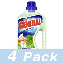 Der General 센시티브 알로에 베라 다목적 세정제 Sensitive Aloe Vera 750Ml 4개