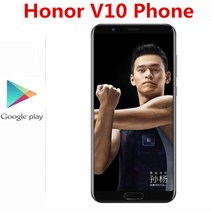 Honor-오리지널 V10 4G LTE 휴대 전화 20.0MP + 키린 970 지문 5.99 인치 2160x1080 6GB RAM 안드로이드 8, 08 6gb 128gb blue, 03 add 64gb tf card