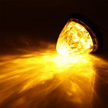 6x 방수 24V LED 사이드 마커 라이트 인디케이터 턴 시그널 클리어런스 리어 테일 주차 램프 트럭 트레일러, 한개옵션1, 02 6Pcs Yellow