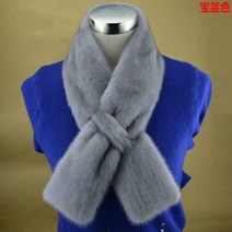 천연 퍼 통 밍크 목도리 순수 컬러 모피 목 스카프 진짜 숙녀 겨울 전체 가죽