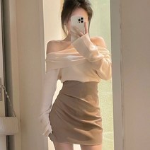 김고은 환승연애 볼레로 윤승아 빈티지 조이 신지연 댄스복 세미 옷 언발 오프숄더 어깨트임 니트 짧은