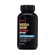 지앤씨 GNC 지엔씨 MEGA MEN 메가맨 50 플러스 원 데일리 60캡슐