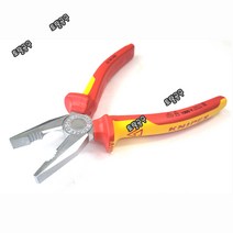 200mm 1000V 독일정품 크니픽스 절연펜찌 0306200 크롬도금헤드 이중안락손잡이 크니픽스펜치 토탈공구, 1개